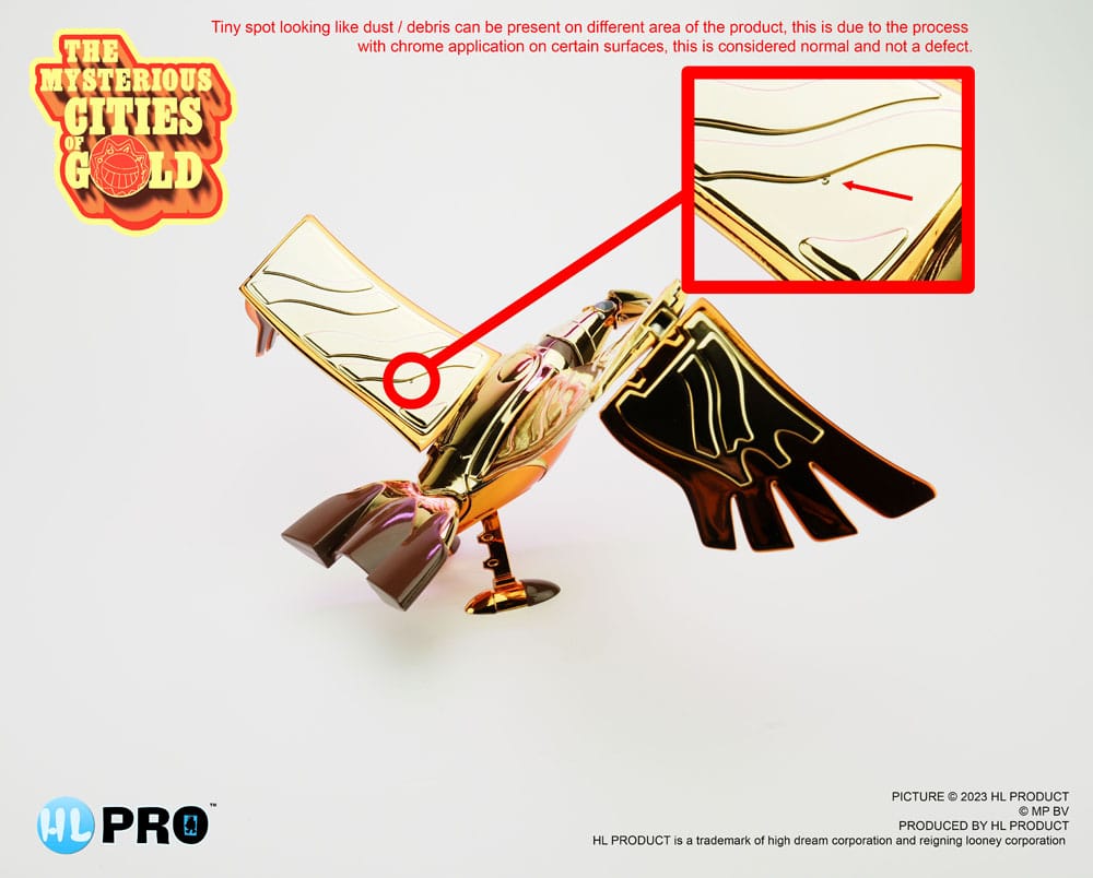 The Mysterious Cities of Gold Metaltech 07S The Golden Condor 17cm Diecast Action Figure