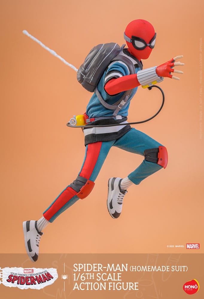 Marvel Your Friendly Neighborhood Spider-Man (Homemade Suit) 29 cm 1/6 Action Figure