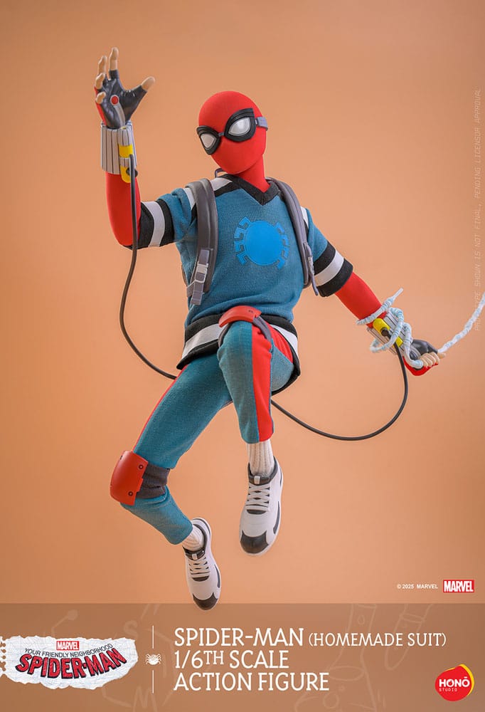 Marvel Your Friendly Neighborhood Spider-Man (Homemade Suit) 29 cm 1/6 Action Figure