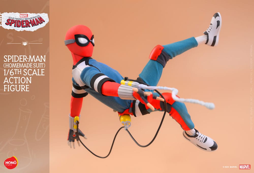 Marvel Your Friendly Neighborhood Spider-Man (Homemade Suit) 29 cm 1/6 Action Figure