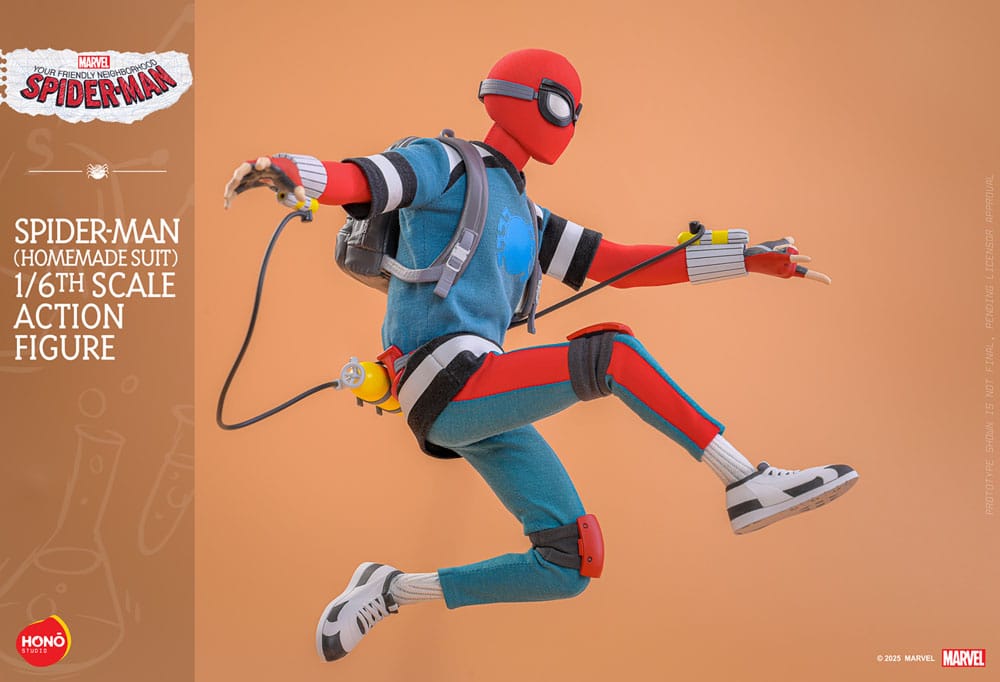 Marvel Your Friendly Neighborhood Spider-Man (Homemade Suit) 29 cm 1/6 Action Figure