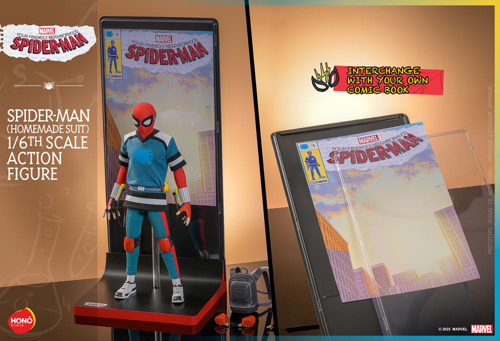 Marvel Your Friendly Neighborhood Spider-Man (Homemade Suit) 29 cm 1/6 Action Figure