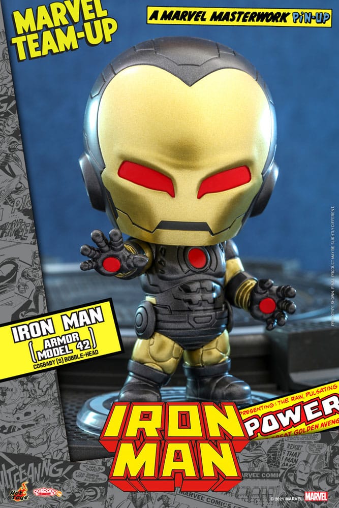 Marvel Comics Iron Man (Armor Model 42) 10cm Cosbaby S Mini Figure