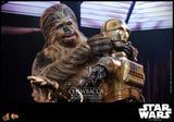 Star Wars Episode V Movie Masterpiece Chewbacca with Disassembled C-3PO 36 cm 1/6 Action Figure