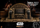 Star Wars: The Mandalorian Action Figure 1/6 Boba Fett Repaint Armor and Throne Special Edition 30 cm