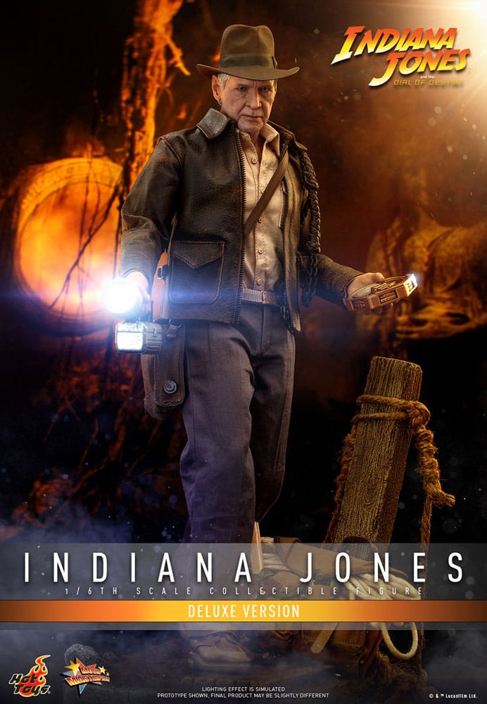Indiana Jones Movie Masterpiece Indiana Jones Deluxe 30cm 1/6 Scale HOT TOYS Action Figure