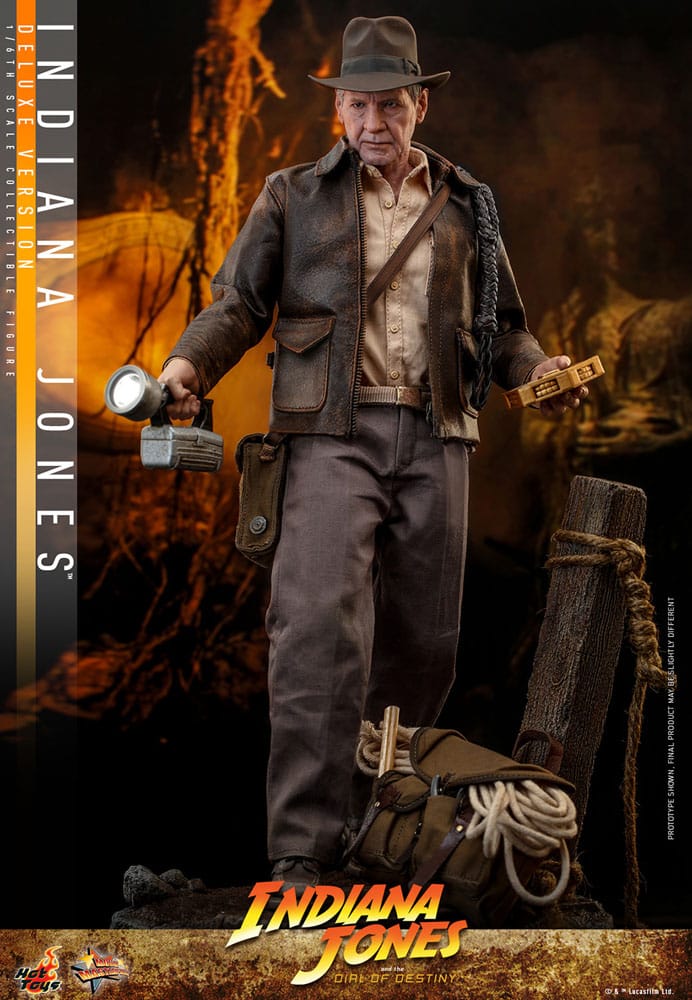 Indiana Jones Movie Masterpiece Indiana Jones Deluxe 30cm 1/6 Scale HOT TOYS Action Figure