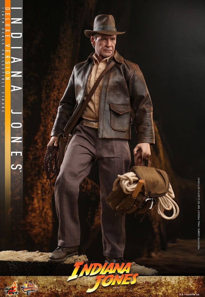 Indiana Jones Movie Masterpiece Indiana Jones Deluxe 30cm 1/6 Scale HOT TOYS Action Figure