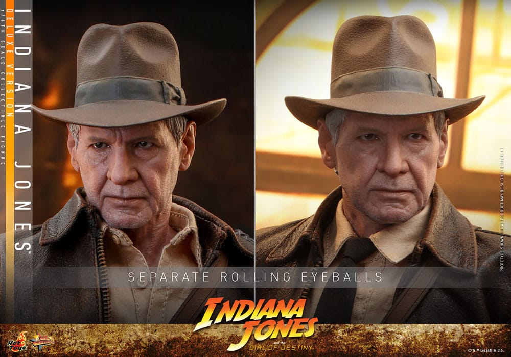 Indiana Jones Movie Masterpiece Indiana Jones Deluxe 30cm 1/6 Scale HOT TOYS Action Figure