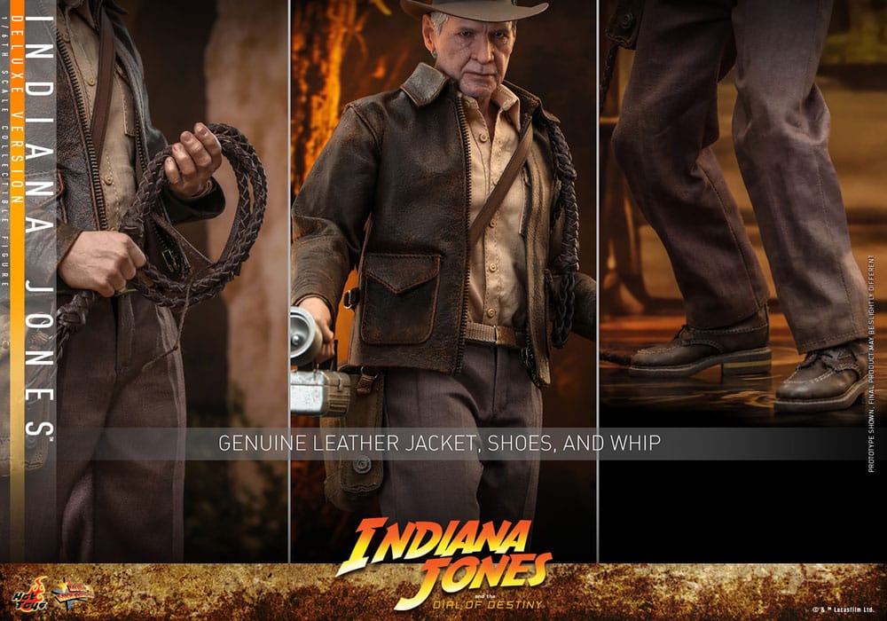 Indiana Jones Movie Masterpiece Indiana Jones Deluxe 30cm 1/6 Scale HOT TOYS Action Figure