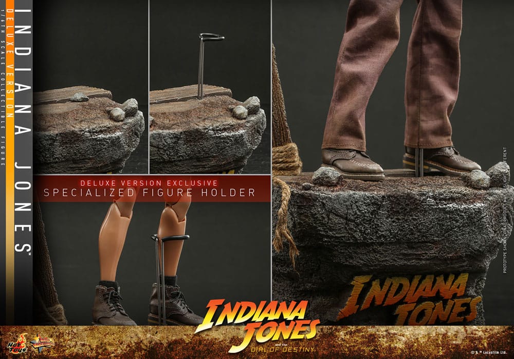 Indiana Jones Movie Masterpiece Indiana Jones Deluxe 30cm 1/6 Scale HOT TOYS Action Figure