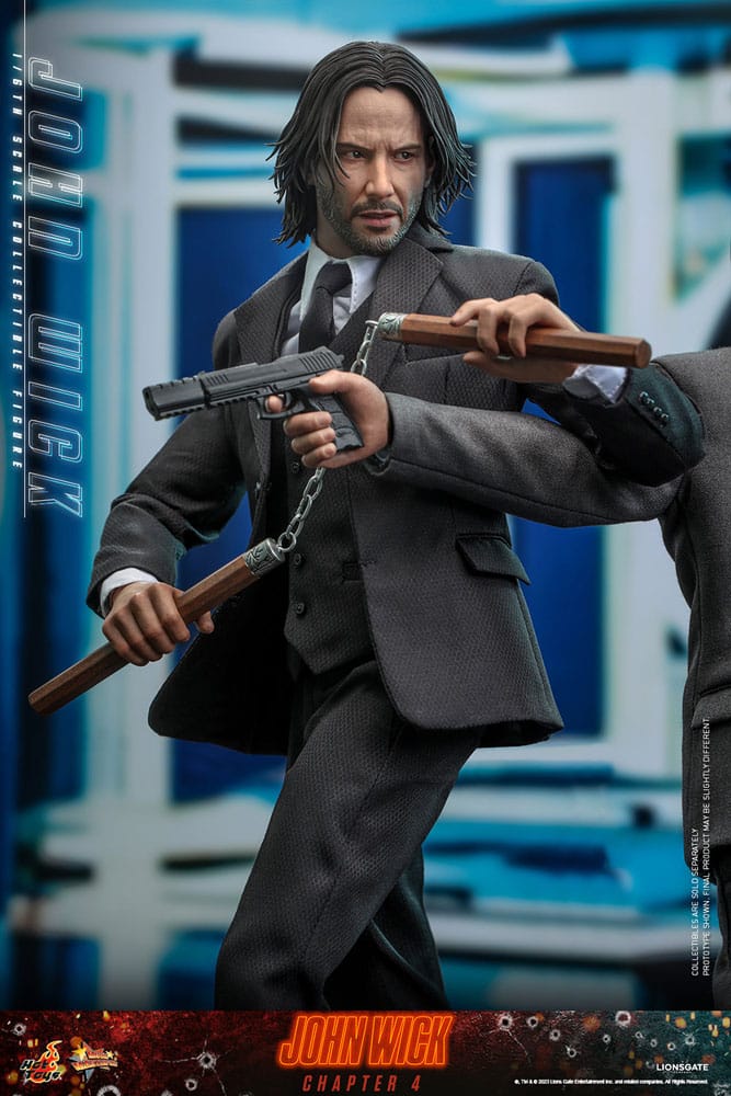 John Wick: Chapter 4 John Wick 30cm 1/6 Scale Movie Masterpiece HOT TOYS Action Figure