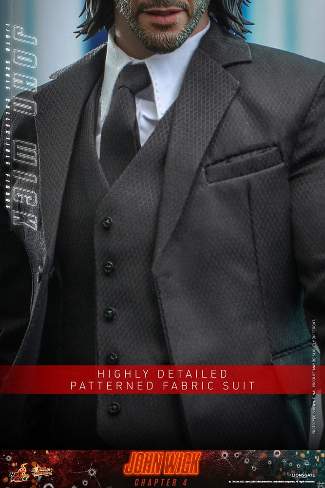 John Wick: Chapter 4 John Wick 30cm 1/6 Scale Movie Masterpiece HOT TOYS Action Figure