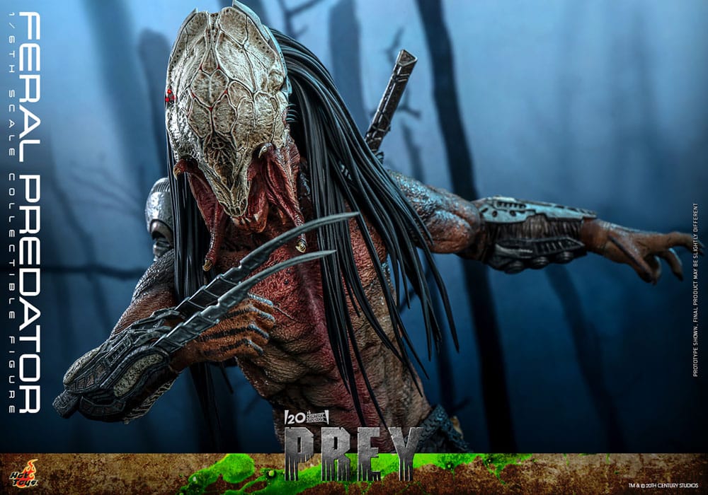 Prey Feral Predator 37 cm 1/6 Scale HOT TOYS Action Figure