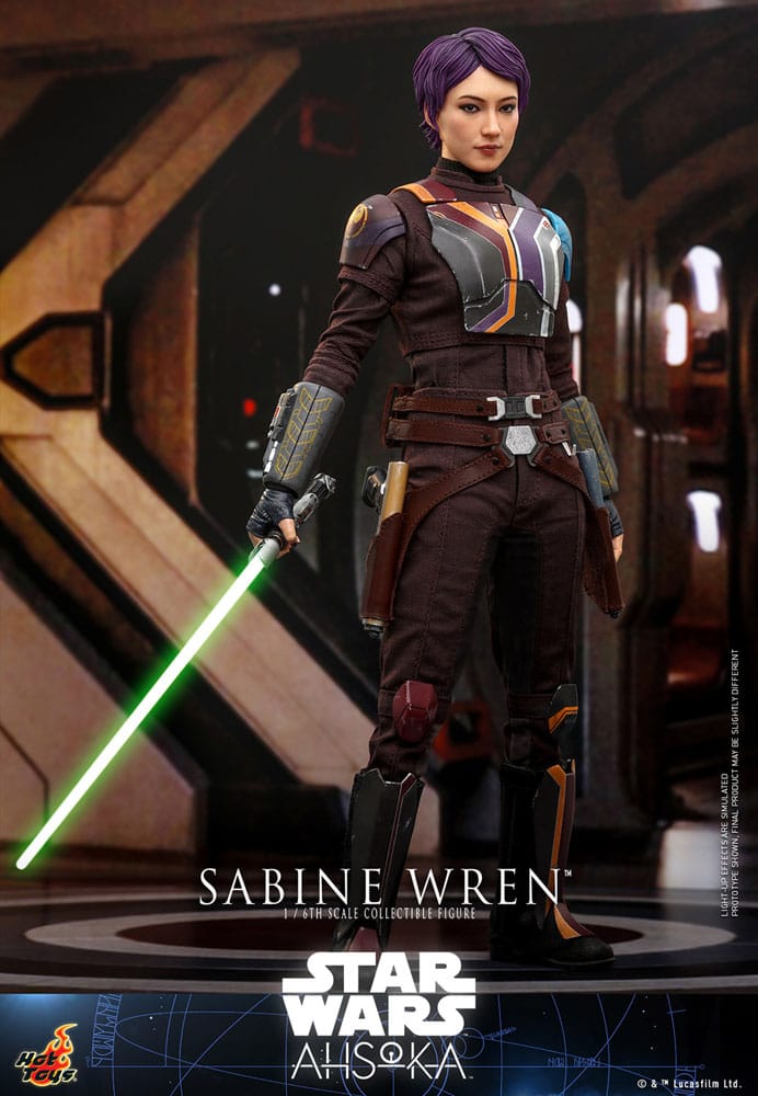 Star Wars: Ahsoka: Sabine Wren 28cm 1/6 scale HOT TOYS Action Figure