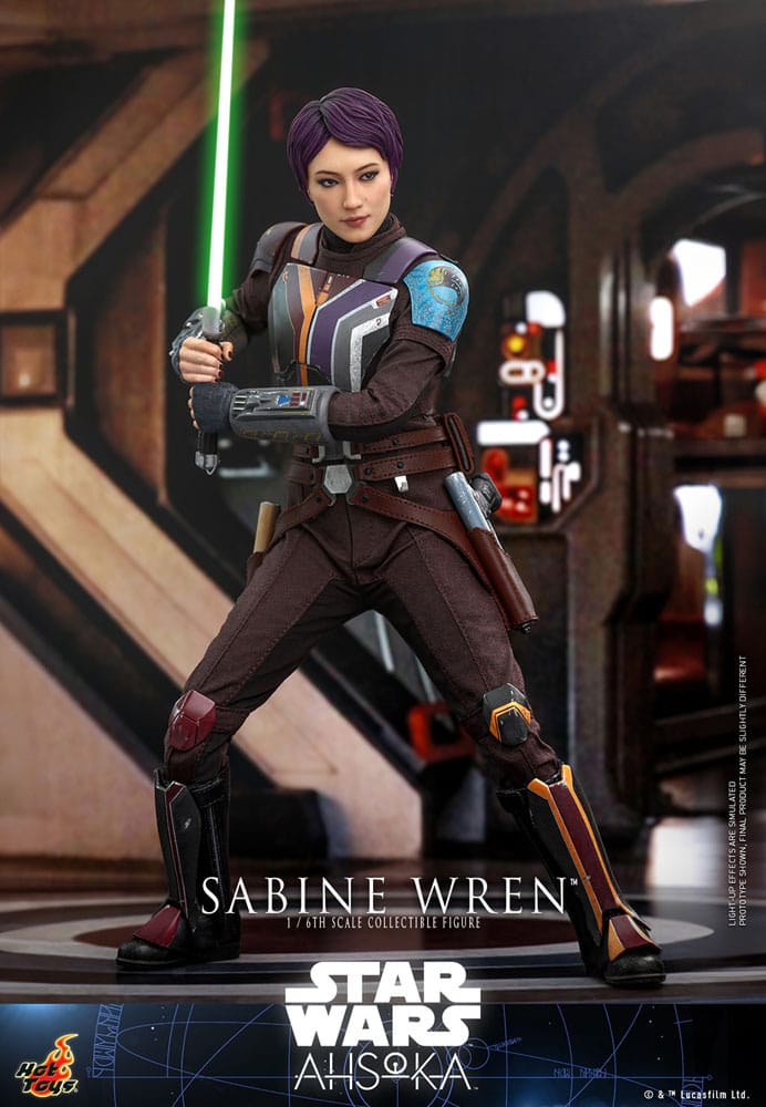 Star Wars: Ahsoka: Sabine Wren 28cm 1/6 scale HOT TOYS Action Figure