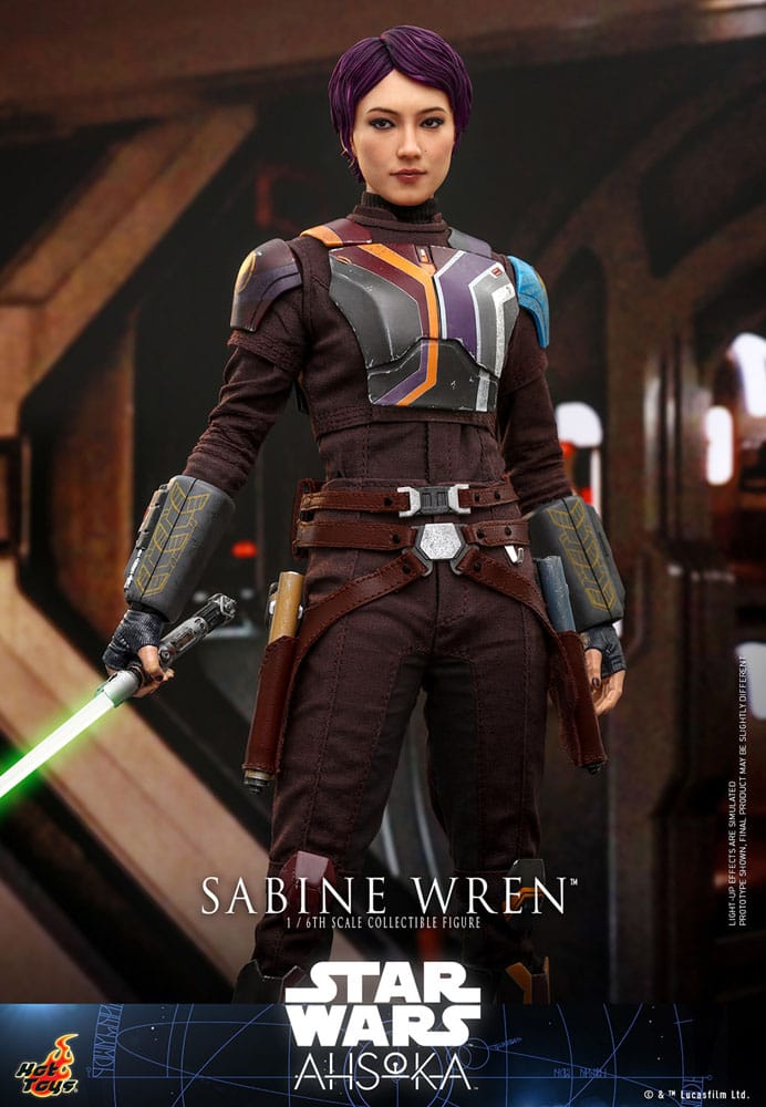 Star Wars: Ahsoka: Sabine Wren 28cm 1/6 scale HOT TOYS Action Figure