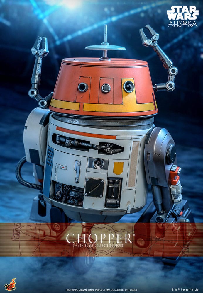 Star Wars Ahsoka Chopper 18cm 1/6 Scale Hot Toys Action Figure