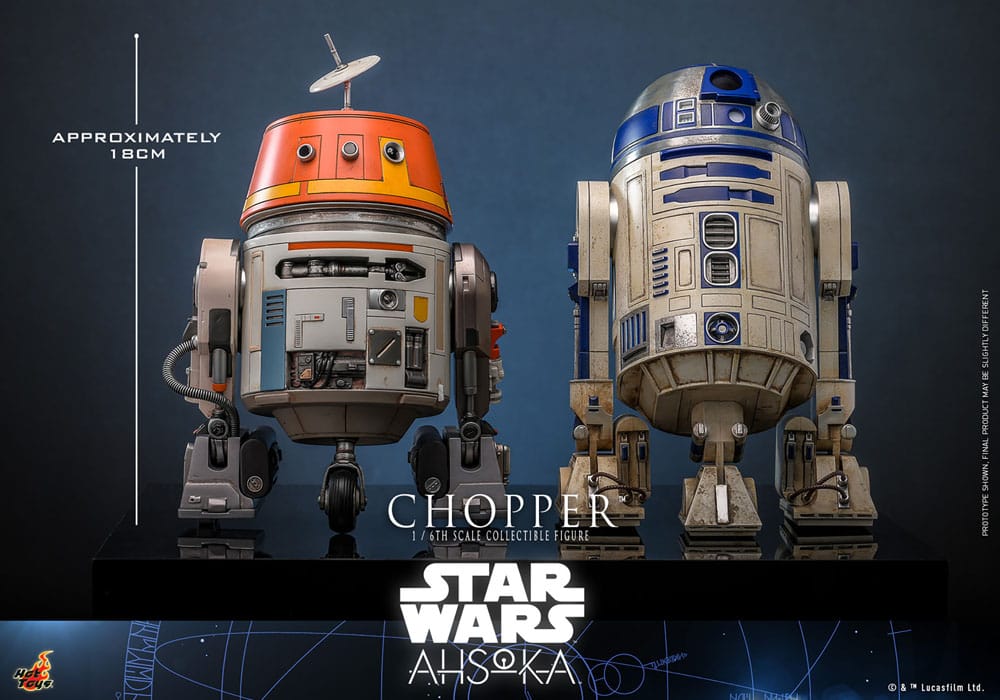 Star Wars Ahsoka Chopper 18cm 1/6 Scale Hot Toys Action Figure