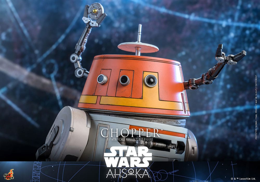 Star Wars Ahsoka Chopper 18cm 1/6 Scale Hot Toys Action Figure