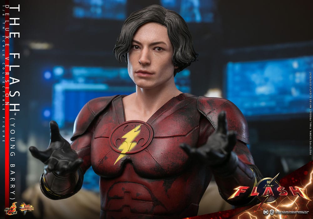 DC Comics The Flash Movie The Flash (Young Barry) (Deluxe Version) 30cm 1/6 Scale Hot Toys Masterpiece Action Figure