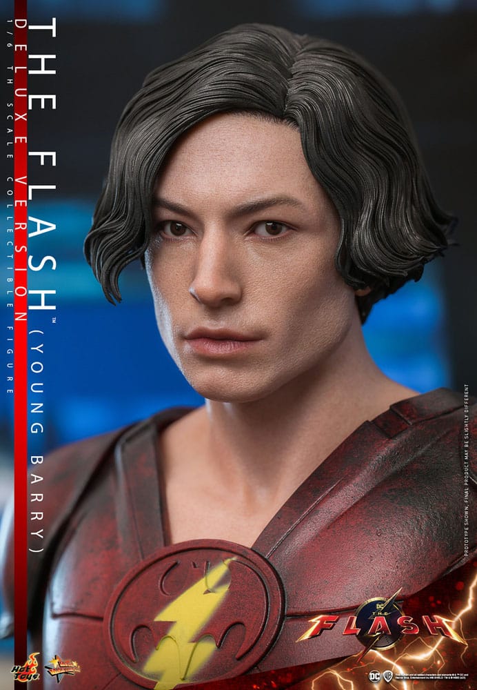 DC Comics The Flash Movie The Flash (Young Barry) (Deluxe Version) 30cm 1/6 Scale Hot Toys Masterpiece Action Figure