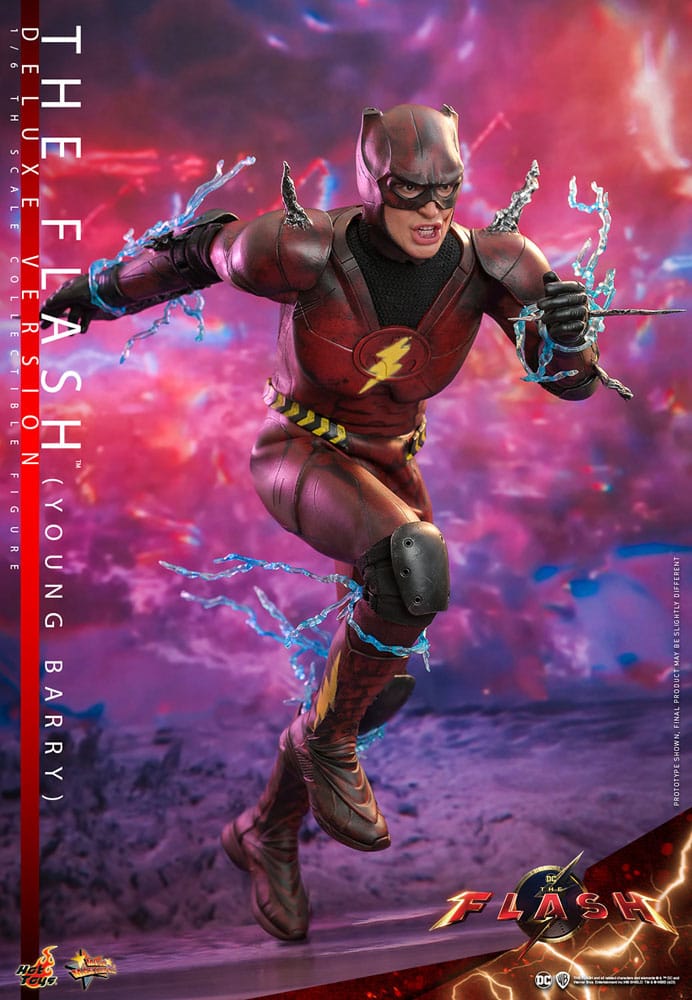DC Comics The Flash Movie The Flash (Young Barry) (Deluxe Version) 30cm 1/6 Scale Hot Toys Masterpiece Action Figure