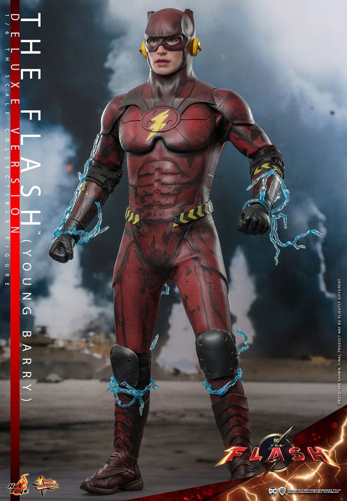 DC Comics The Flash Movie The Flash (Young Barry) (Deluxe Version) 30cm 1/6 Scale Hot Toys Masterpiece Action Figure