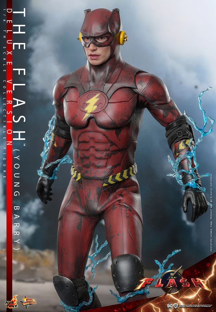 DC Comics The Flash Movie The Flash (Young Barry) (Deluxe Version) 30cm 1/6 Scale Hot Toys Masterpiece Action Figure