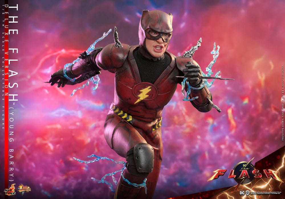 DC Comics The Flash Movie The Flash (Young Barry) (Deluxe Version) 30cm 1/6 Scale Hot Toys Masterpiece Action Figure