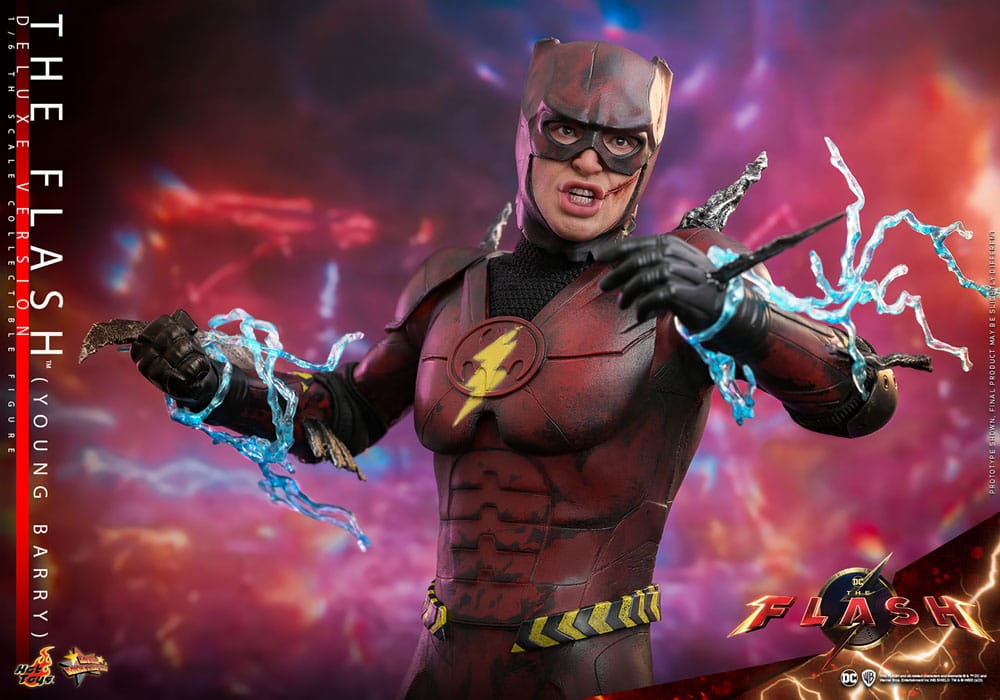DC Comics The Flash Movie The Flash (Young Barry) (Deluxe Version) 30cm 1/6 Scale Hot Toys Masterpiece Action Figure