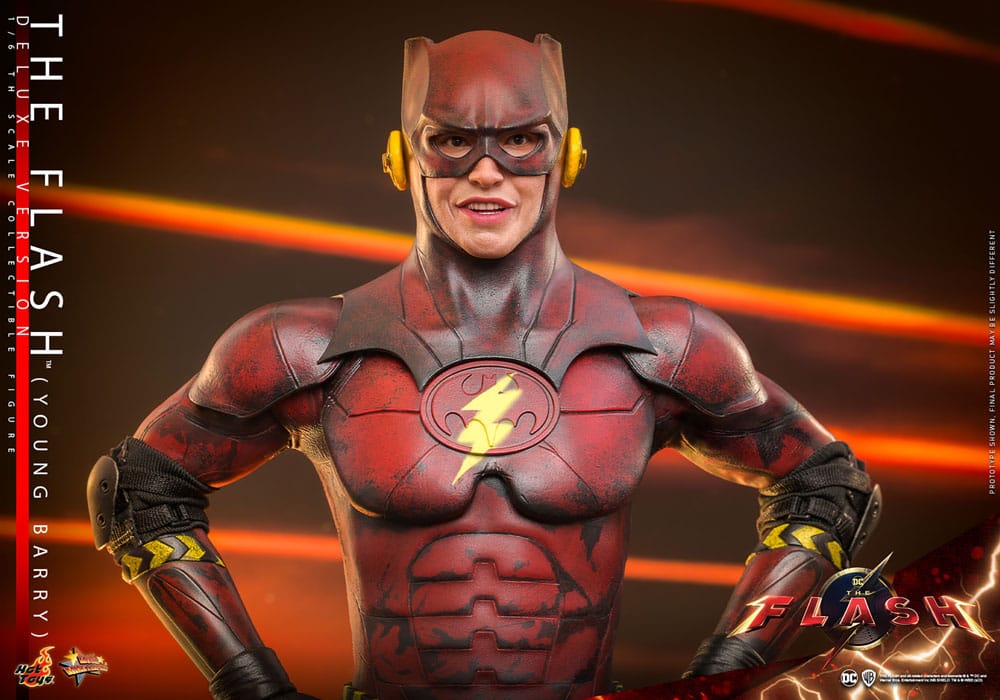 DC Comics The Flash Movie The Flash (Young Barry) (Deluxe Version) 30cm 1/6 Scale Hot Toys Masterpiece Action Figure
