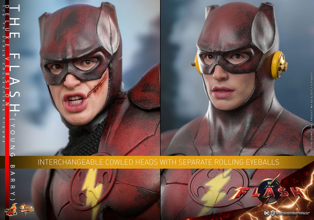 DC Comics The Flash Movie The Flash (Young Barry) (Deluxe Version) 30cm 1/6 Scale Hot Toys Masterpiece Action Figure