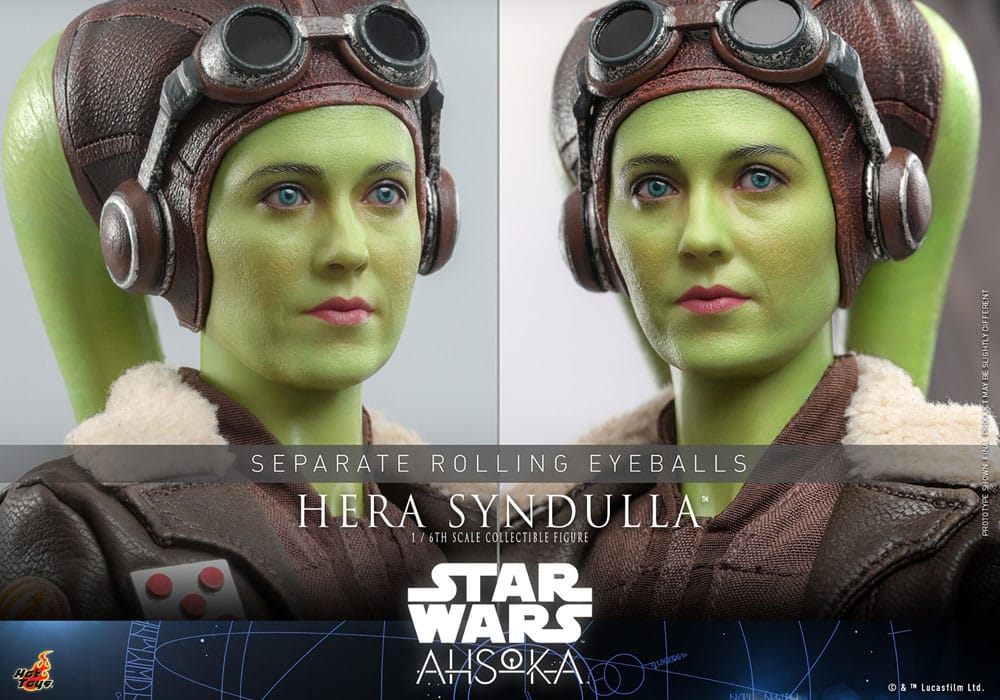 Star Wars Ahsoka Hera Syndulla 28cm 1/6 Scale Hot Toys Action Figure