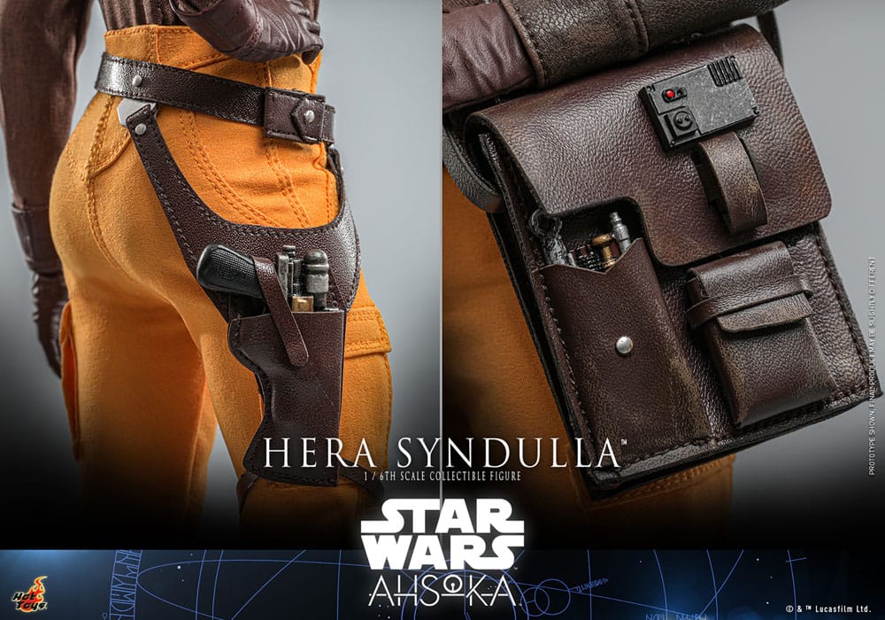Star Wars Ahsoka Hera Syndulla 28cm 1/6 Scale Hot Toys Action Figure
