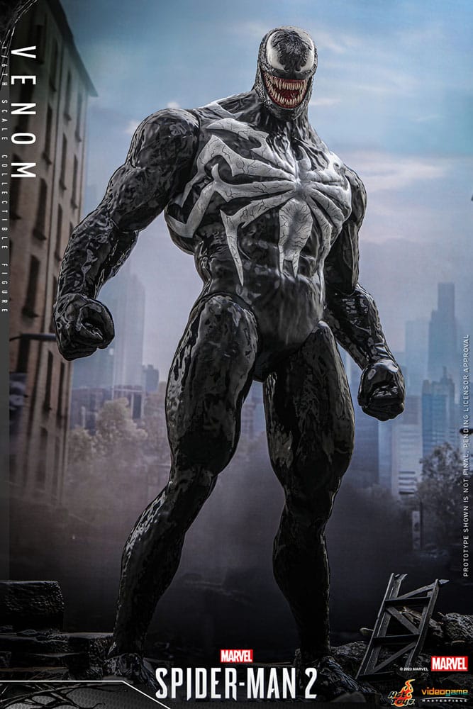 Statue Venom 2 Spider-Man Marvel Scale 1:6 Toys Hot フィギュア VENOM 2 SPIDER-MAN MARVEL ホットトイズ | UK Zavvi アメコミ