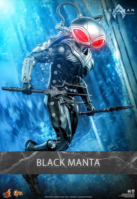 DC Comics Aquaman and the Lost Kingdom Movie Masterpiece Black Manta 34cm 1/6 Scale HOT TOYS Action Figure
