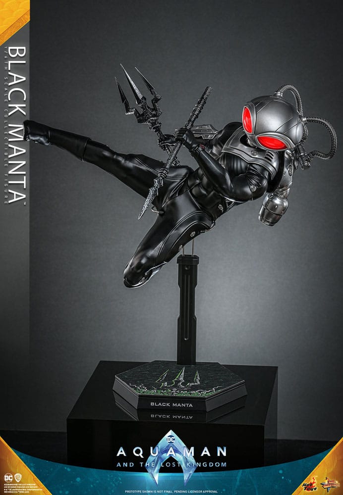DC Comics Aquaman and the Lost Kingdom Movie Masterpiece Black Manta 34cm 1/6 Scale HOT TOYS Action Figure