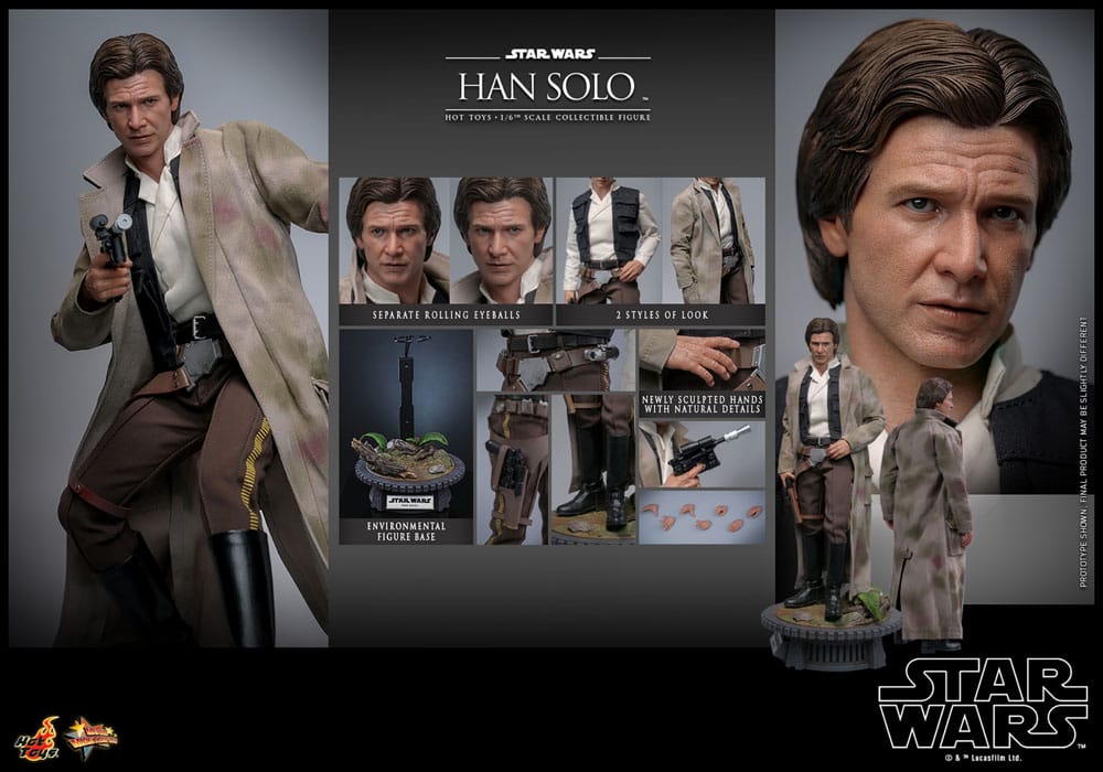 Star Wars: Episode VI Han Solo 30cm 1/6 Scale HOT TOYS Action Figure