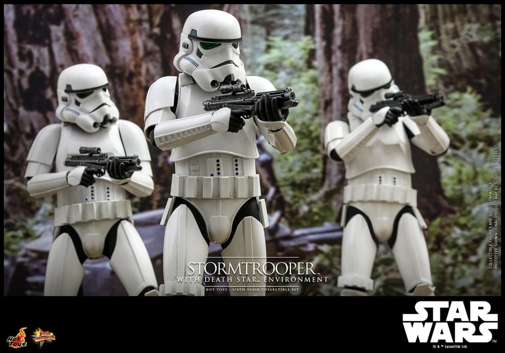 Star Wars Movie Masterpiece Stormtrooper with Death Star Environment 30 cm 1/6 Action Figure