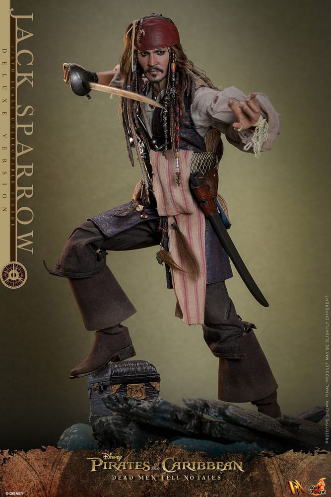 Pirates of the Caribbean: Dead Men Tell No Tales Jack Sparrow 30 cm 1/6 DX Action Figure (Deluxe Version)