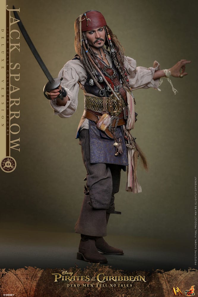 Pirates of the Caribbean: Dead Men Tell No Tales Jack Sparrow 30 cm 1/6 DX Action Figure (Deluxe Version)