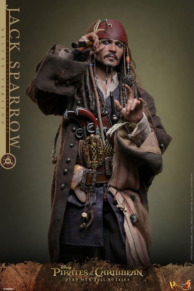 Pirates of the Caribbean: Dead Men Tell No Tales Jack Sparrow 30 cm 1/6 DX Action Figure (Deluxe Version)