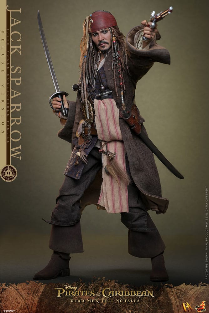 Pirates of the Caribbean: Dead Men Tell No Tales Jack Sparrow 30 cm 1/6 DX Action Figure (Deluxe Version)