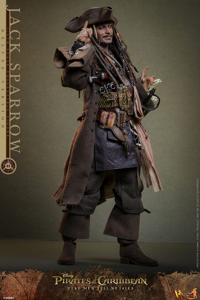 Pirates of the Caribbean: Dead Men Tell No Tales Jack Sparrow 30 cm 1/6 DX Action Figure (Deluxe Version)
