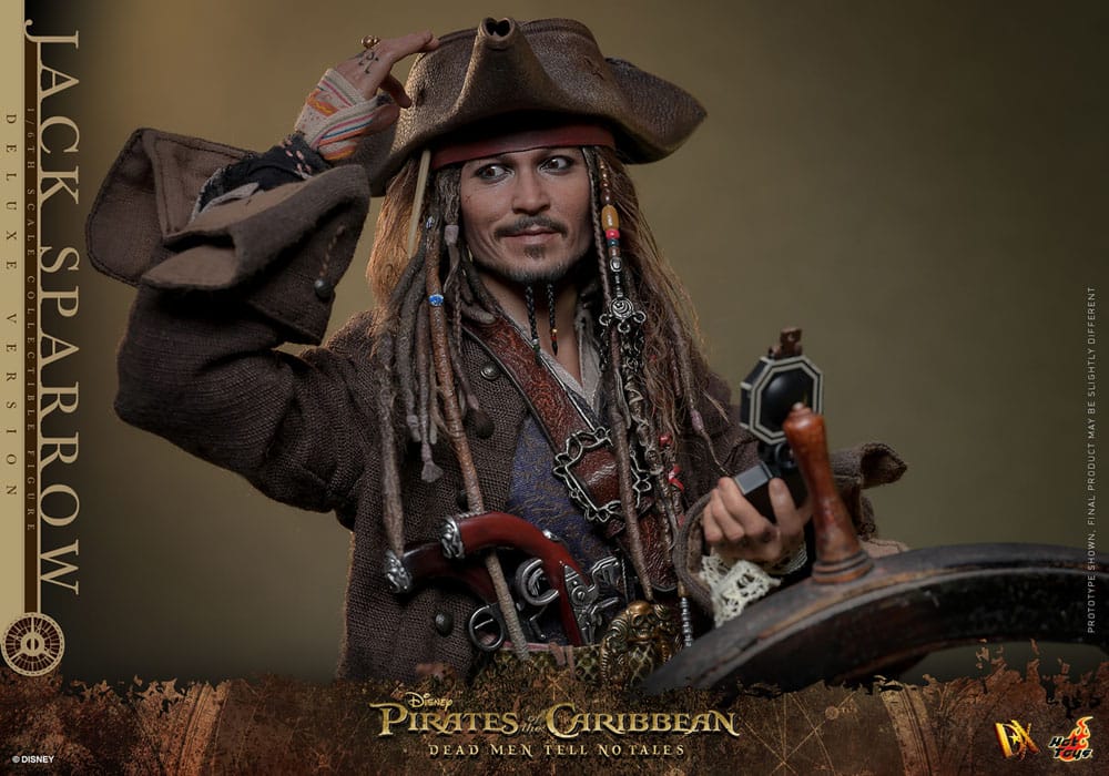 Pirates of the Caribbean: Dead Men Tell No Tales Jack Sparrow 30 cm 1/6 DX Action Figure (Deluxe Version)