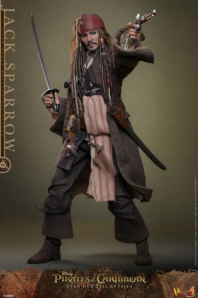 Pirates of the Caribbean: Dead Men Tell No Tales Jack Sparrow 30 cm 1/6 DX Action Figure