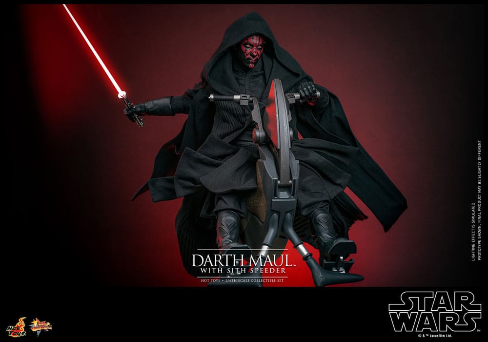 Star Wars Episode I Darth Maul with Sith Speeder 29 cm 1/6 Movie Masterpiece Action Figure