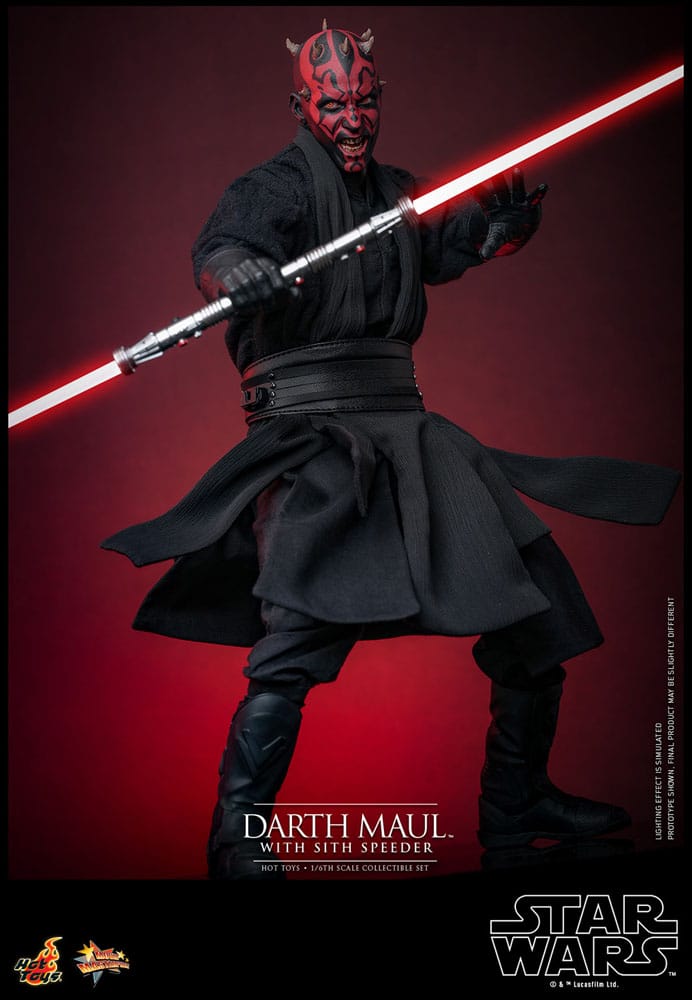 Star Wars Episode I Darth Maul with Sith Speeder 29 cm 1/6 Movie Masterpiece Action Figure