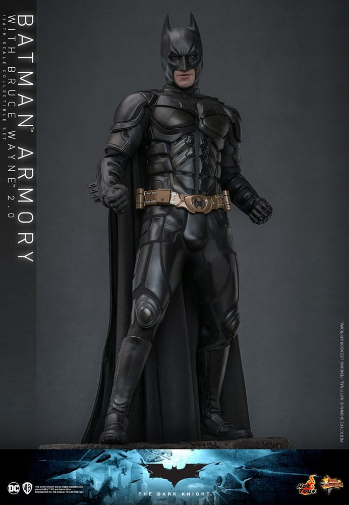 The Dark Knight Movie Masterpiece Batman Armory with Bruce Wayne (2.0) 30 cm 1/6 Action Figures & Diorama